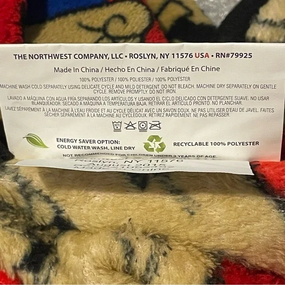 Star Wars Chewbacca 42 x 52 Plush Throw Blanket - Picture 3 of 7